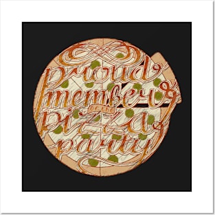 Pizza Party Posters and Art